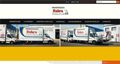 Desktop Screenshot of mudanzasrubra.com